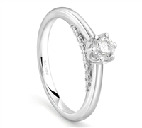 Anello Salvini Donna in Oro bianco Diamante 81113603
